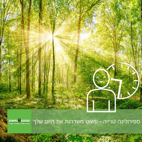 25 שעות ביממה – השעה הסודית שלך - SimpliiGood - ספירולינה