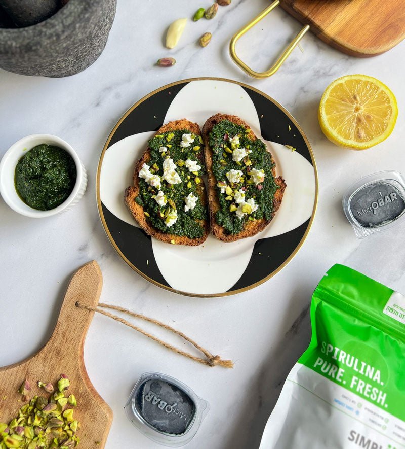 ממרח פסטו ספירולינה