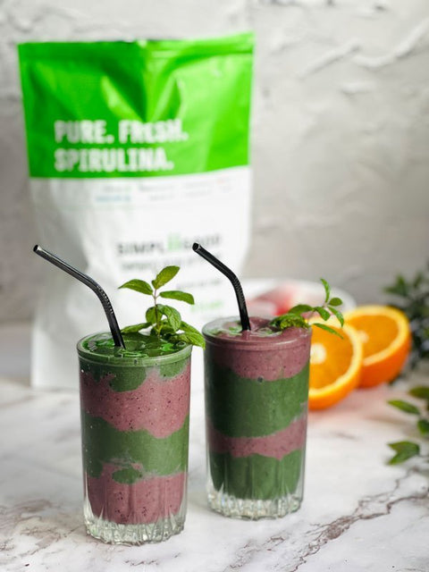 דאבל שייק ספירולינה - SimpliiGood - ספירולינה