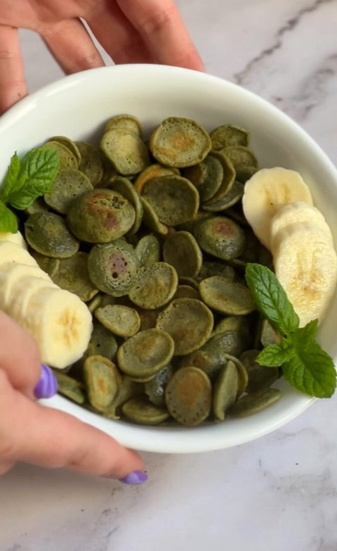 מיני פנקייק ספירולינה - SimpliiGood - ספירולינה